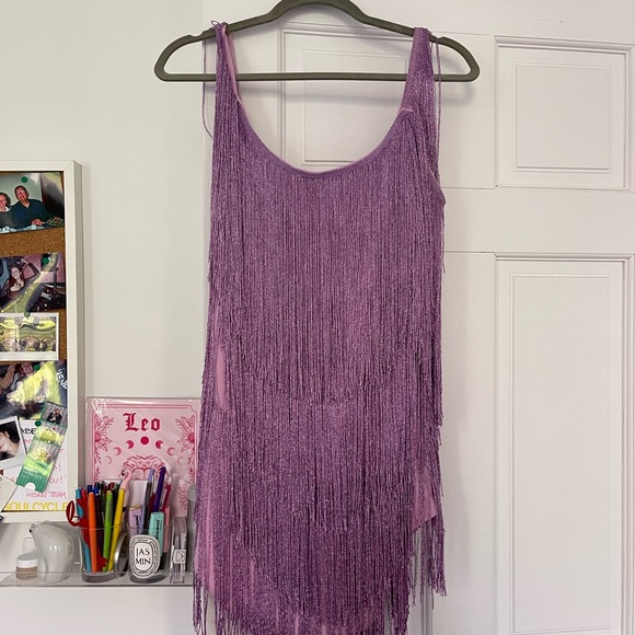 Amazon Dresses Purple Fringe Dress Perfect For Eras Tour Poshmark